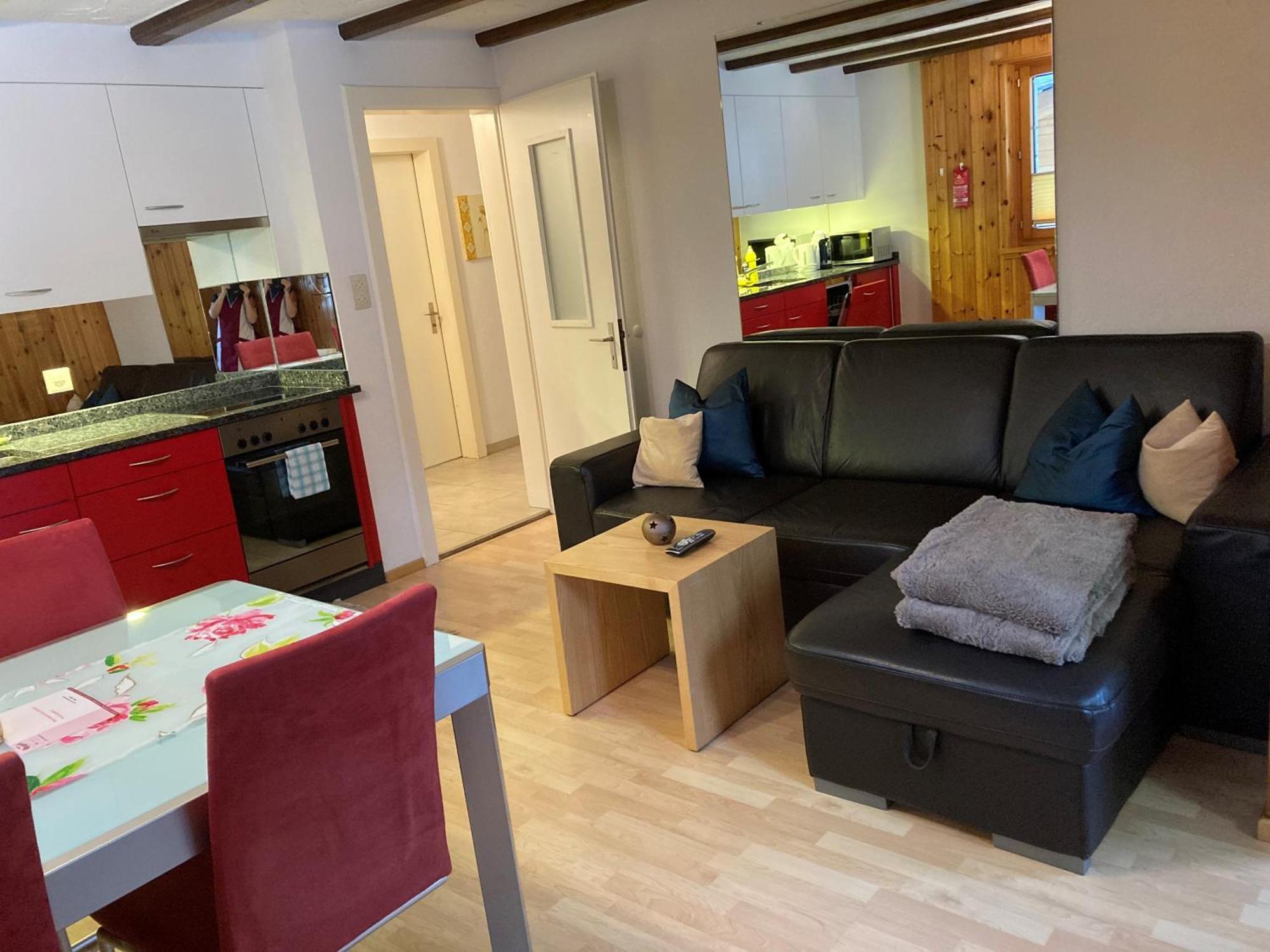 Haus Alpenperle Leilighet Saas-Almagell Rom bilde