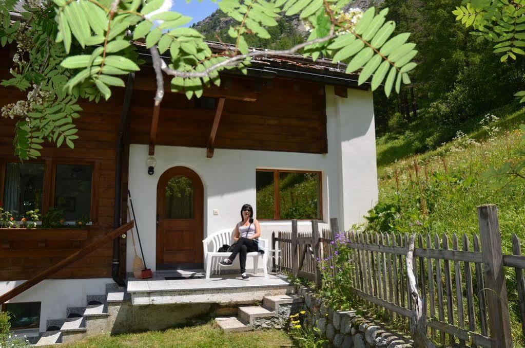 Haus Alpenperle Leilighet Saas-Almagell Eksteriør bilde